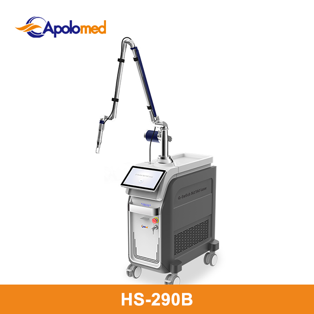 آلة Q-Switched ND YAG آلة إزالة الوشم بالليزر ND YAG